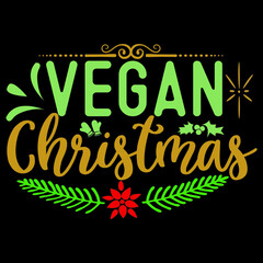 
Vegan Christmas svg design