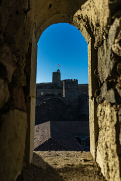 Architecture of medieval castle Rabati