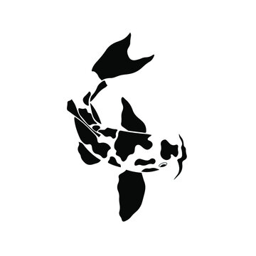 recommend clip art: Koi Fish Symbol Logo. Vector Illustration.