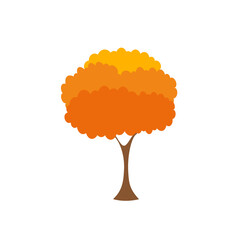 Green tree Fertile A variety of forms on the White Background,Set of various tree sets,Trees for decorating gardens and home designs.vector illustration and icon