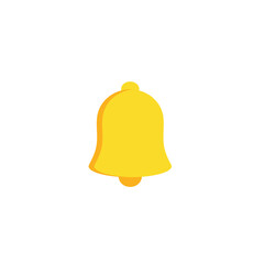notification bell icon set isolated on white background.render yellow ringing bell with new notification for social media reminder.vector icon