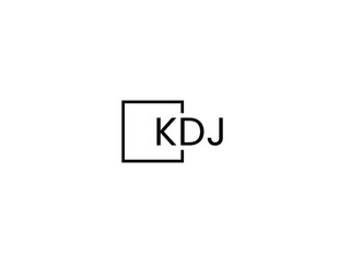 Obraz premium KDJ letter initial logo design vector illustration