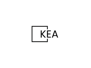 Obraz premium KEA letter initial logo design vector illustration