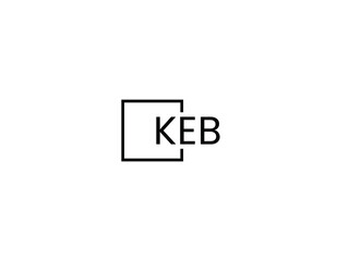 KEB letter initial logo design vector illustration