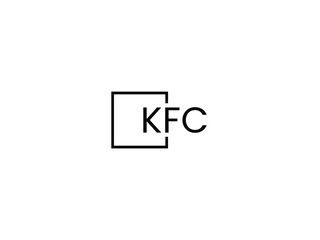 Obraz premium KFC letter initial logo design vector illustration