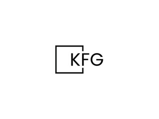 KFG letter initial logo design vector illustration