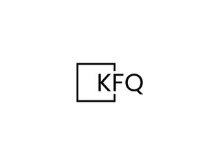 KFQ letter initial logo design vector illustration