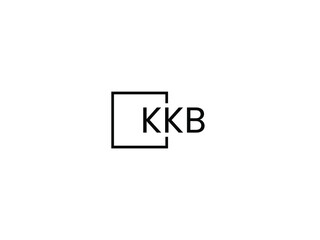 KKB letter initial logo design vector illustration