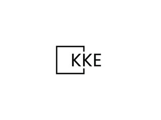 KKE letter initial logo design vector illustration