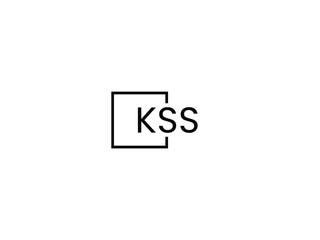 Obraz premium KSS letter initial logo design vector illustration
