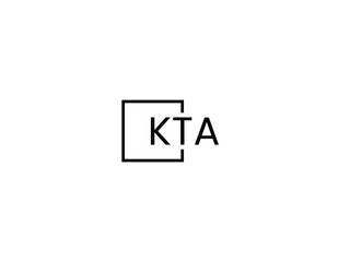 Obraz premium KTA letter initial logo design vector illustration