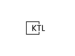 KTL letter initial logo design vector illustration