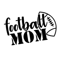 football mom logo lettering calligraphy,inspirational quotes,illustration typography,vector design