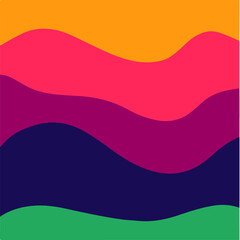 Colorful Abstract Background. Social Media Post. Vector Illustration.