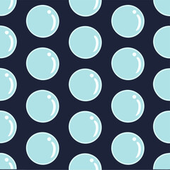 Bubble Pattern Background. Social Media Post. Vector Illustration.