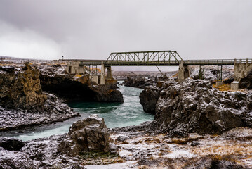 Fossholl Islande