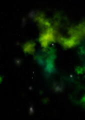 Obraz premium Star field in space and a nebulae