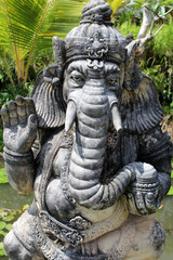 Statue of the god Ganesh in Bali / Indonesia
