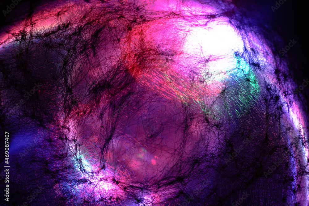 Aufkleber Beautiful abstract web light pastel magic. Background pattern for design. Macro photography view.