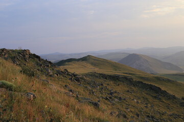 view of the mountains