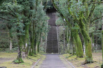 考古学歴史館付近の階段