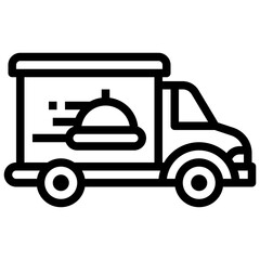 TRUCK line icon