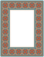 Vector abstract ornamental frame