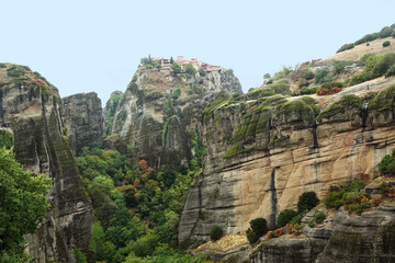Fototapeta premium Greece.Landscape of the Meteora Monastery in Kalambaka.