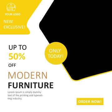 Modern Furniture Social Media Poster