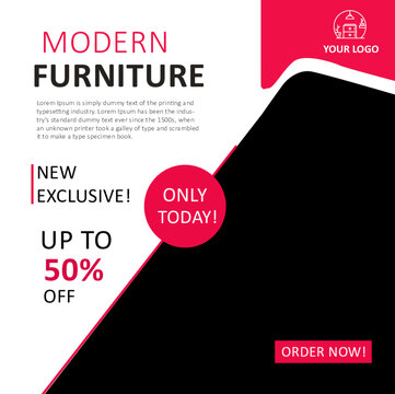 Modern Furniture Social Media Poster