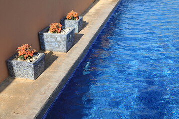 piscina azul gresite exterior con tiestos plantas 4M0A4261-as21