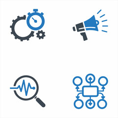 SEO And Online Marketing Icon Set 1