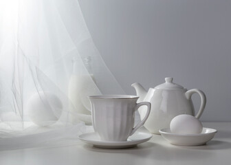 Picture with a porcelain cup.