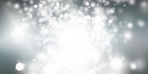 white blur abstract background. bokeh christmas blurred beautiful shiny Christmas lights