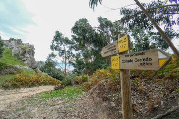 Road from Allendelagua to Peñacerredo.