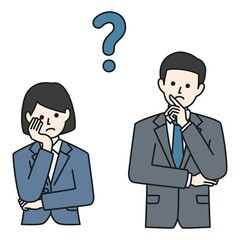 考えるビジネスパーソン