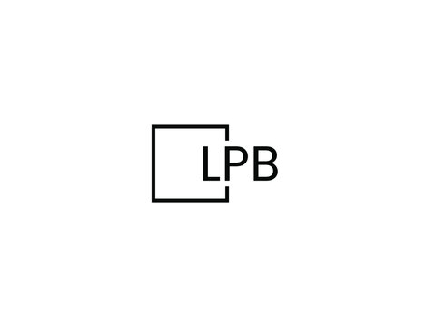 LPB letter initial logo design vector illustration