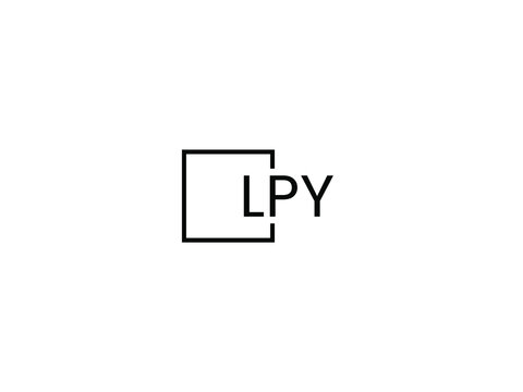 LPY letter initial logo design vector illustration