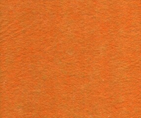 Textured orange nonwoven fabric with acquired fibers