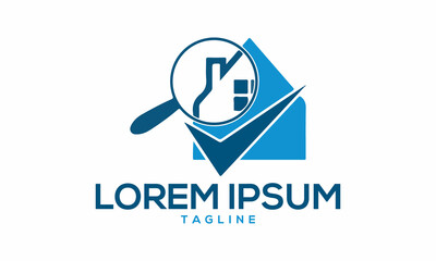 Unique home cleaning logo Modern and minimalist vector and abstract logo