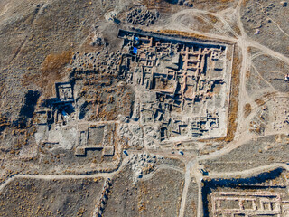 Kultepe ancient city ruins. Assyrian Trade Center in Karum-Kanis in Kayseri city Turkey. Its name...