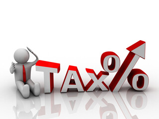 3d rendering business leadership concept 