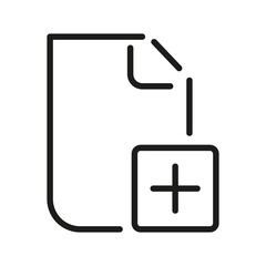 Document Outline Vector  Icon. Illustration Of A Stroke Vector On A White Background. From App And Website