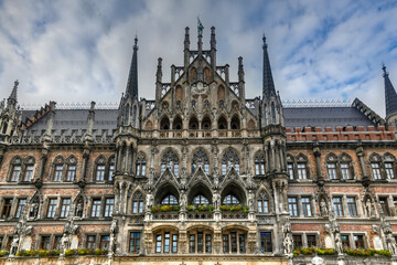Fototapeta na wymiar New Town Hall - Munich, Germany