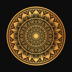 Vector mandala relaxation patterns unique design with nature style, Hand drawn pattern, Mandala template for page decoration cards, book, Background, poster, logos