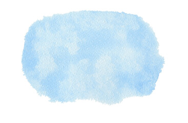 Abstract blue watercolor painting background