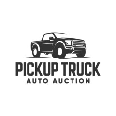pickup truck logo inspiration, car, adventure, auction - obrazy, fototapety, plakaty