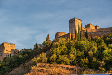 Fototapeta na wymiar Granada, the last conquered city in Spain