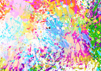 Fototapeta na wymiar Abstract vector color paint splatter design background, illustration vector design background.
