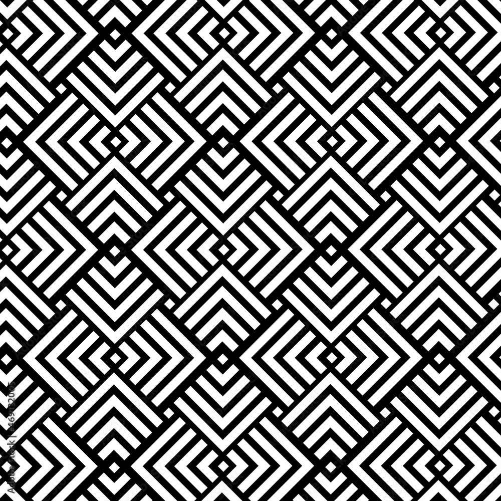 Poster abstract geometric pattern overlay square tile background. vector illustration..